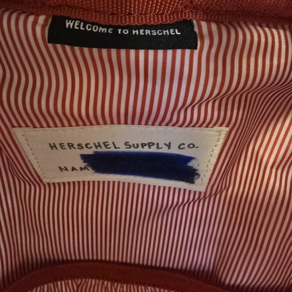 Herschel Supply Company Kids Backpack - Navy and Yellow Construction Print - Picture 12 of 12